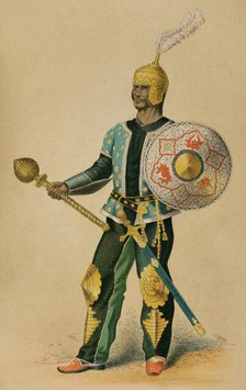 15th century Persian general, Timurid Empire, 1881. Creator: Unknown.