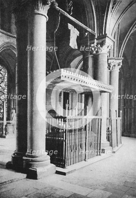'Tomb of the Black Prince, Canterbury Cathedral', 1903. Artist: Carl Norman.