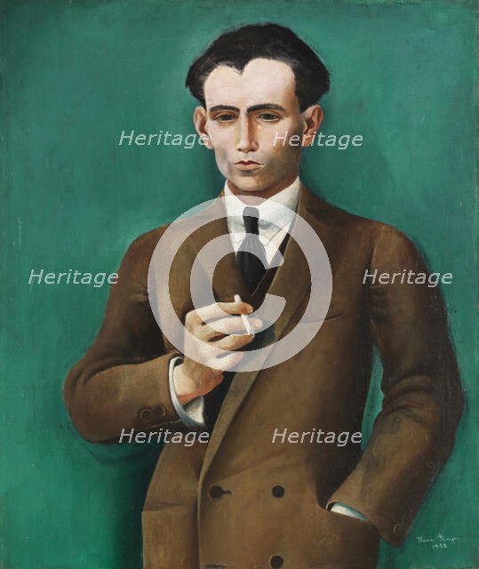 Portrait of Robert von Mendelssohn, 1928. Creator: Singer, Ilona (1905-1944).