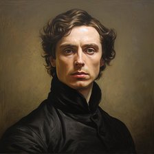 AI IMAGE - Portrait of John Keats, 19th century, (2023). Creator: Heritage Images.