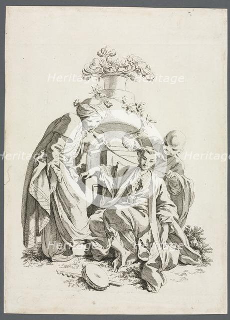 The Senses: Touch (after Boucher). Creator: Gabriel Huquier (French, 1695-1772).