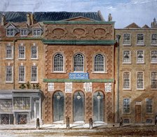 The first Opera House (King's Theatre), Haymarket, Westminster, London, 1789. Artist: William Capon