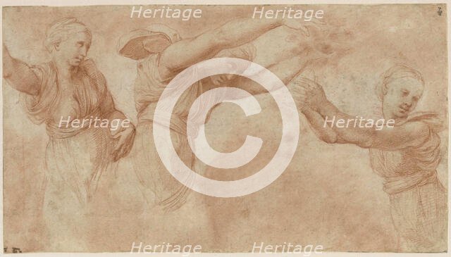 Study for the Gods Celebrating the Wedding of Psyche and Cupid, 1518-1519. Creator: Raphael (Raffaello Sanzio da Urbino) (1483-1520).