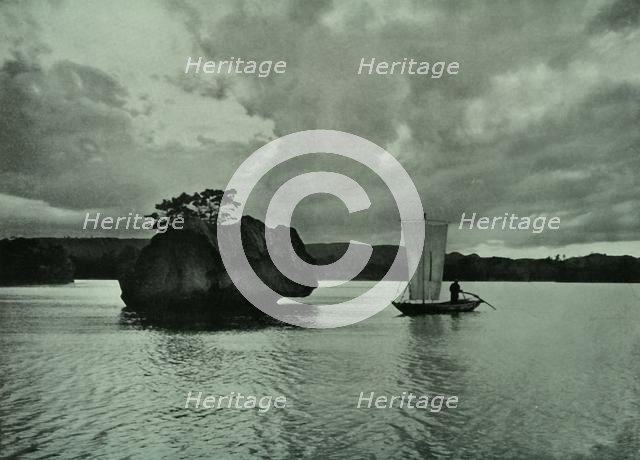'Evening on the Inland Sea', 1910. Creator: Herbert Ponting.