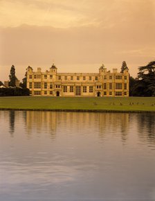 View of the house from the lake, Audley End House, Essex, 1996. Artist: Unknown