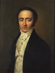 Portrait of Franz Xavier Wolfgang Mozart (1791-1844), 1825.