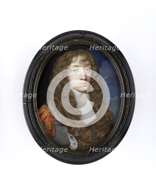 Young Man in Grey, c1660-1665. Creator: Samuel Cooper.