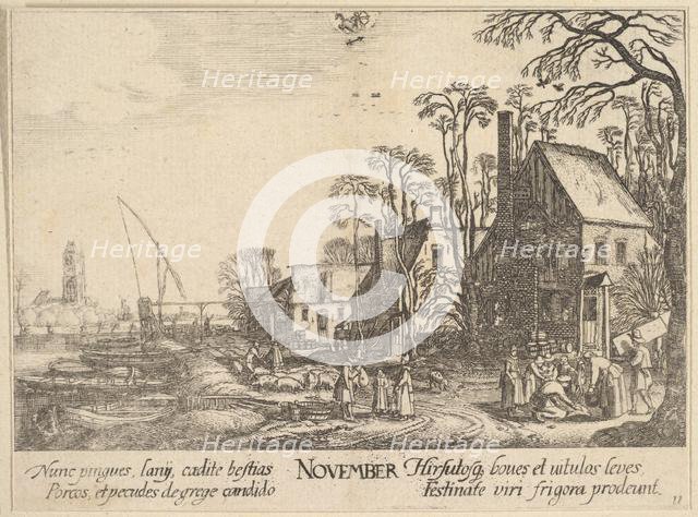 November, 1628-29. Creator: Wenceslaus Hollar.