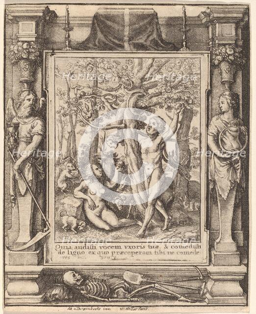 Garden of Eden, 1651. Creator: Wenceslaus Hollar.