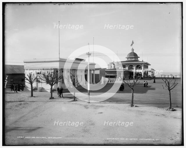 West End pavilions, New Orleans, c1900. Creator: Unknown.