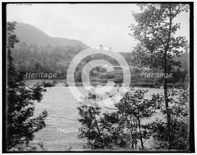 Raquette Falls House, Adirondack Mountains, (1902?). Creator: William H. Jackson.