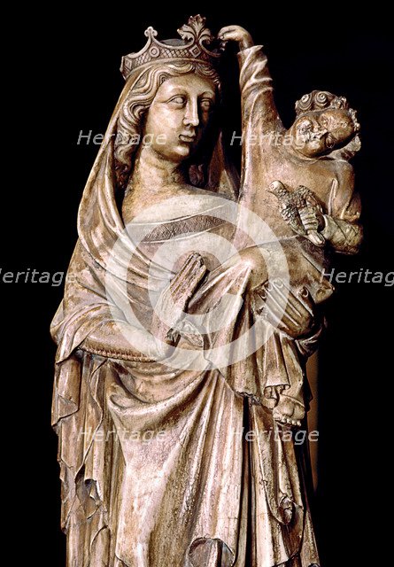  'Madonna with Child', Gothic, 14th century.