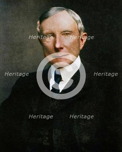 John D Rockefeller, American industrialist, late 19th century (1956). Creator: Unknown.