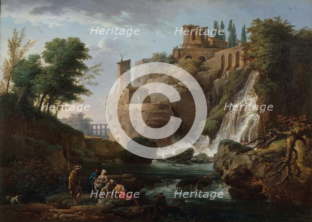 Les Cascatelles de Tivoli, between 1740 and 1748. Creator: Claude-Joseph Vernet.