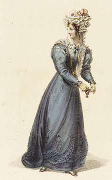 Fashion Plate (Carriage Costume), 1826. Creator: Rudolph Ackermann.