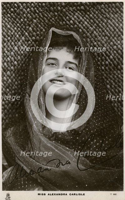 Alexandra Carlisle, British actress, c1900s-c1910s.  Creator: Raphael Tuck & Sons.