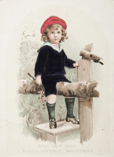 Postcard to Bernard Laurence 'Barney' Nugent, 1900. Creator: Murphy.