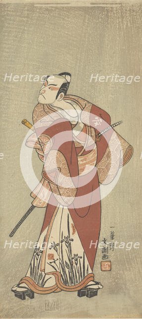 The Actor Matsumoto Koshiro 3rd in an Unidentified Role, ca. 1769. Creator: Ippitsusai Buncho.