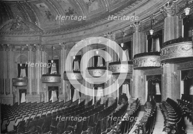 A successful and unusual treatment of boxes, Al Ringling Theatre, Baraboo, Wisconsin, 1925. Artist: Unknown.