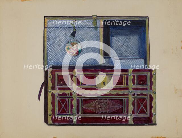 Doll's Trunk, c. 1936. Creator: Mina Lowry.