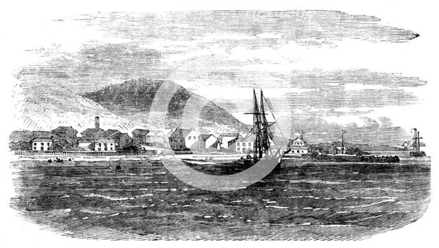 Laying the Atlantic Telegraph Cable - Valentia, from the North, 1858. Creator: Unknown.