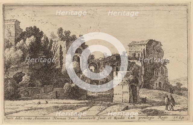 The Baths of Caracalla. Creator: Herman van Swanevelt.