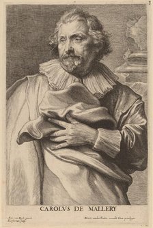 Karel de Mallery, probably 1626/1641. Creator: Lucas Vorsterman.