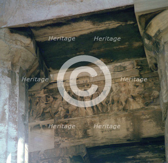 Detail of part of the Panathenaic frieze on the Parthenon, 5th century BC. Artist: Unknown