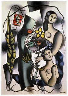 'Postcard', 1932.  Creator: Fernand Leger.