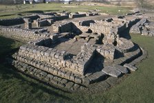 Roman settlement of Vindolanda, Northumberland, 1996. Artist: Henry Richards