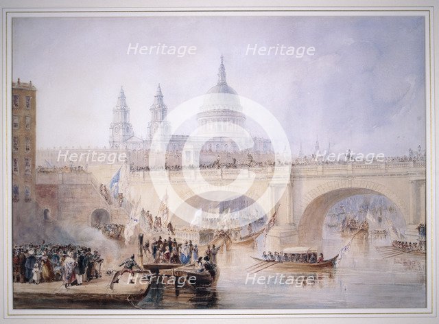 Blackfriars Bridge, London. Artist: Unknown