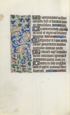 Book of Hours (Use of Rouen): fol. 89v, c. 1470. Creator: Master of the Geneva Latini (French, active Rouen, 1460-80).