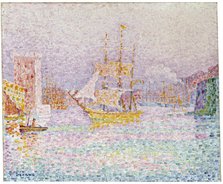 'The Harbour at Marseilles', 1907.  Artist: Paul Signac