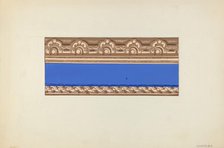 Wallpaper Border, 1935/1942. Creator: Arsen Maralian.