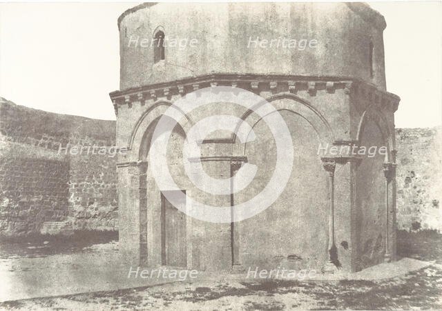 Jérusalem, Chapelle de l'Ascension, 1854. Creator: Auguste Salzmann.