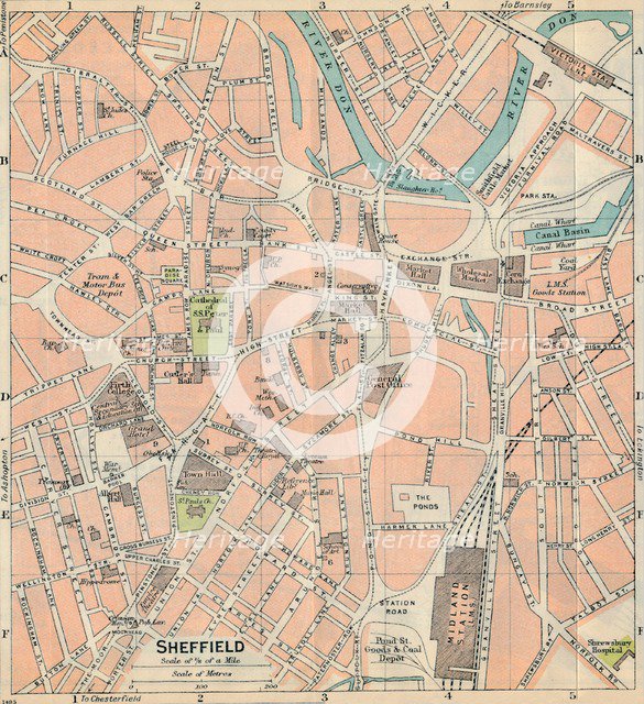 'Sheffield', c20th Century. Artist: John Bartholomew.