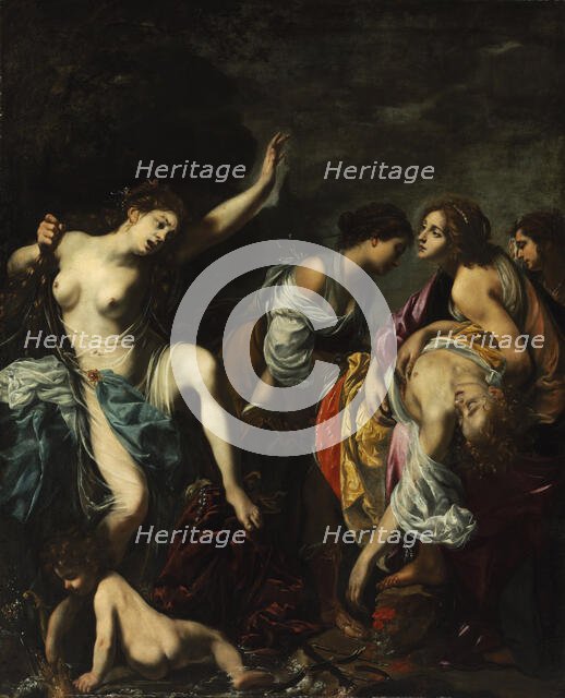 Venus Mourning Adonis, c1626-1628. Creator: Furini, Francesco (1603-1643).