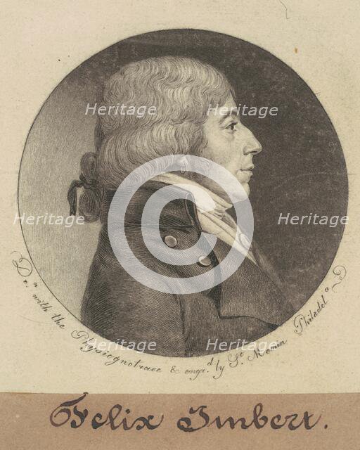 Felix Imbert, 1798-1803. Creator: Charles Balthazar Julien Févret de Saint-Mémin.