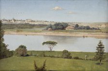 Solec on the Vistula, c1840. Creator: Edward Brzozowski.