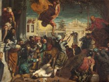 Le miracle de l'esclave, copie d'après Tintoret ou Le martyre de Saint-Marc, between 1850 and 1855. Creator: Felix Francois Georges Philibert Ziem.