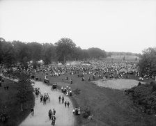 Belle Isle Park, concert on Children's Day, Detroit, Mich., 1902 June 4. Creator: Unknown.