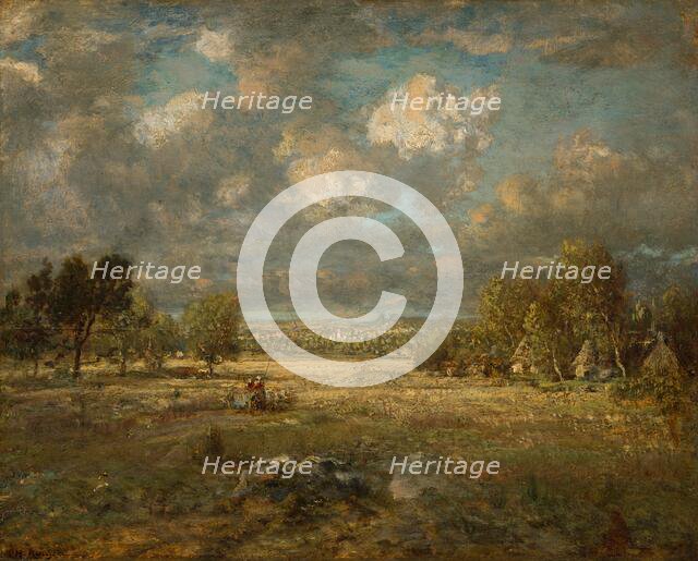 Countryside in Picardy, 1860. Creator: Theodore Rousseau.