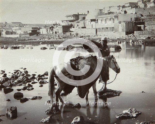 'A Watering Place', 1880s. Artist: Dmitri Ivanovich Yermakov