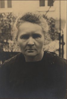 Portrait of Marie Curie (1867-1934) Artist: Anonymous  
