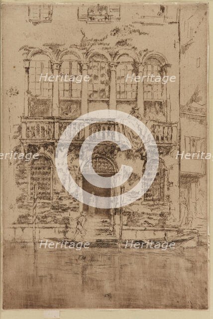 The Balcony, 1879-1880. Creator: James Abbott McNeill Whistler.