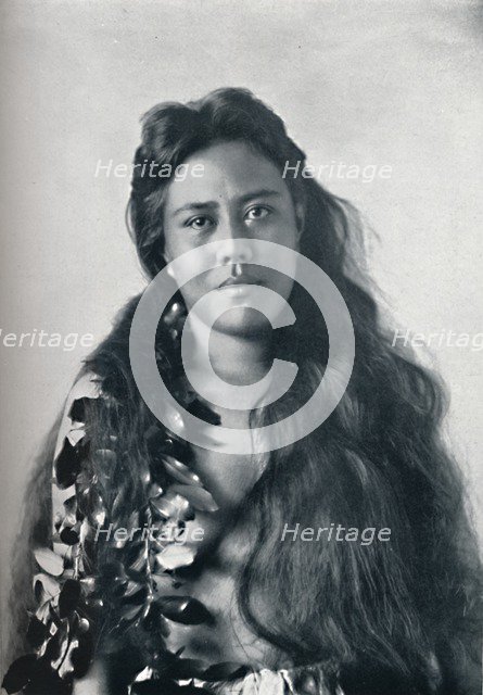 A Hula dancer, Honolulu, Hawaii, 1902. Artist: Unknown.