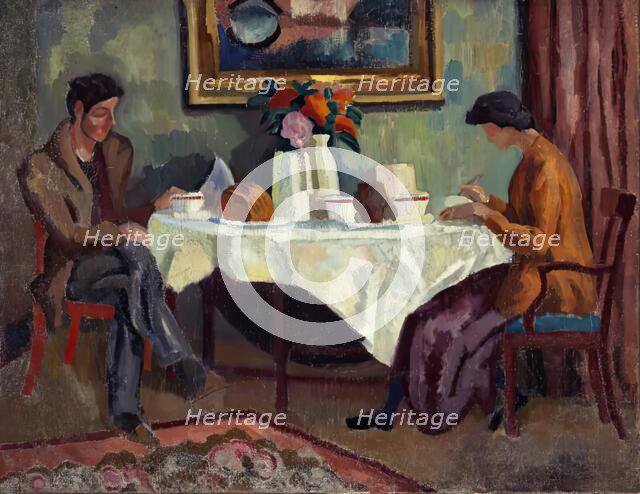 The Breakfast Table, c1918. Creator: Roger Fry.