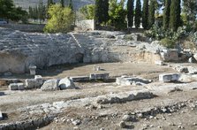 The Odeon at Corinth, Greece. Artist: Samuel Magal