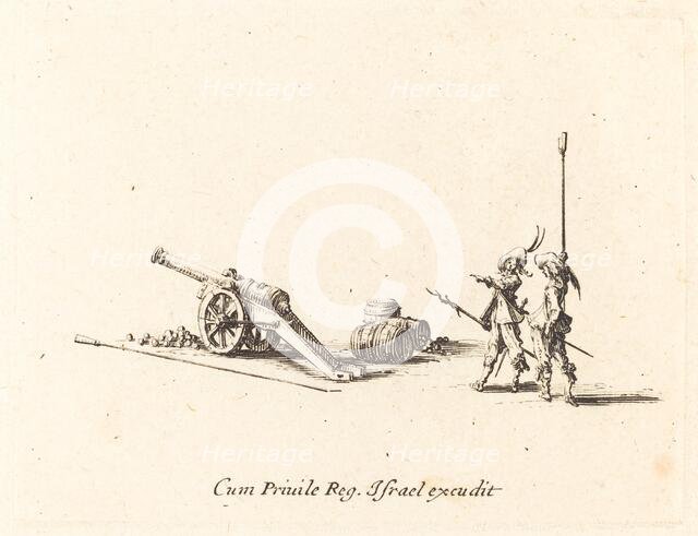Preparing to Fire the Cannon, 1634/1635. Creator: Jacques Callot.