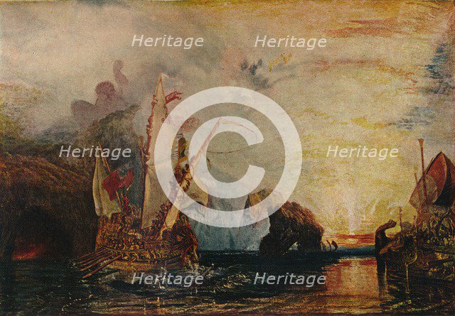 Ulysses deriding Polyphemus - Homer's Odyssey, 1829, (1911). Artist: JMW Turner